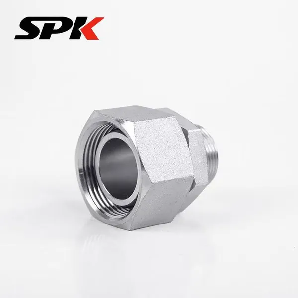 In-Stock Stainless Steel Union Hydraulic Oil Tube Fittings, Male/Female Thread Straight Fittings, Stainless Steel Union Fittings, Model 2C photo-3