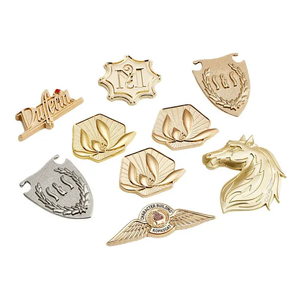 Quality Customized Metal Logo With Smooth Surface Treatment and 3D Artwork for Cloth, Jewelry, Glass Bottles Etc. photo-3