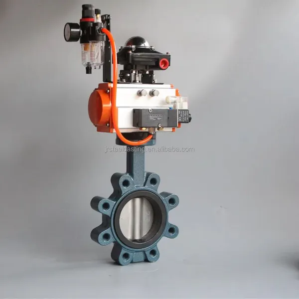 Wholesale QuickFit Lug Type Butterfly Valve-Pneumatic PN10~20 DN40~1200 EPDM Seat Cast Iron Carbon Steel (WCB/WCA/WCC) OEM photo-2