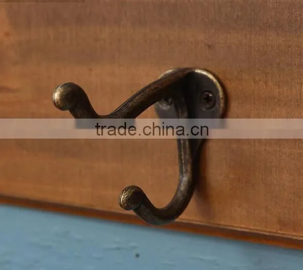 2016 New Clothes Hangers Coat Hooks Rack Wood Wall Hook for Hanging photo-6