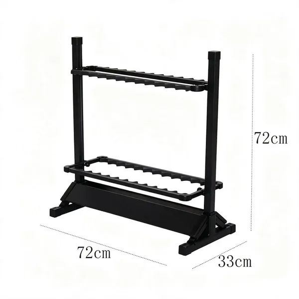 12/24 Grid Aluminium Fishing Rod Holder Fishing Pole Storage Rack Modular Aluminum Profile Fishing Rod Organizer photo-3