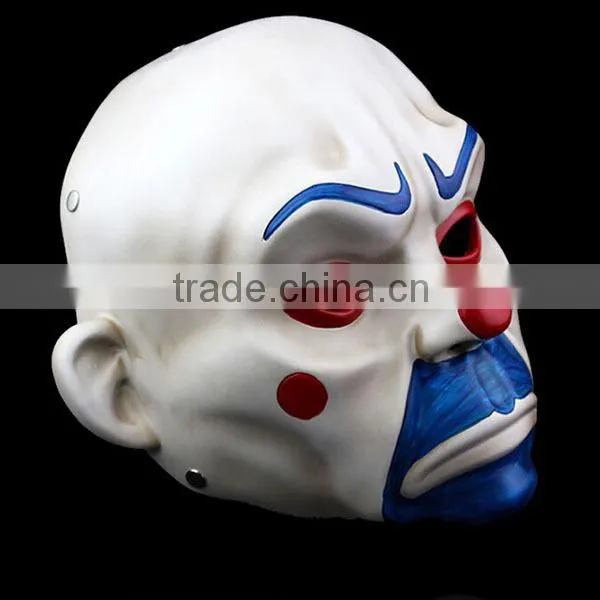 Latest Halloween Mask Joker Robbers Mask Eco-friendly Halloween Resin Mask The Dark Knight Joker Batman Clown Mask photo-5