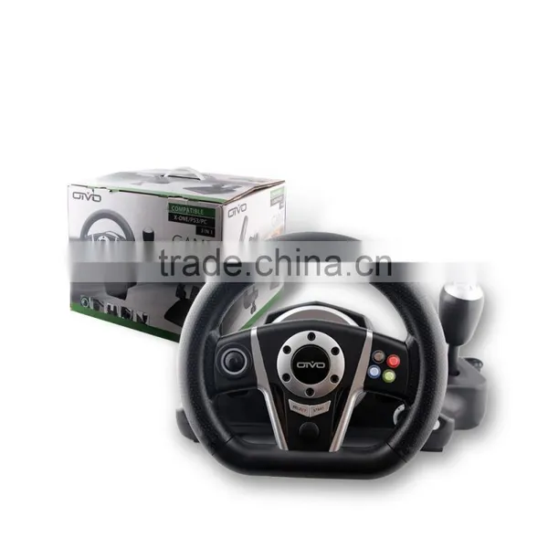 Factory Directly Video Games Accessories for Xbox One / PS3 / PS2 / PC Computer Racing Game USB Steering Wheel Quality Choice