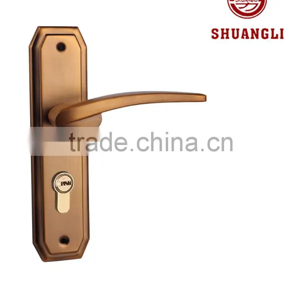 2015 Newest Hot Sale Wood Door Handle Lock From China Supplier