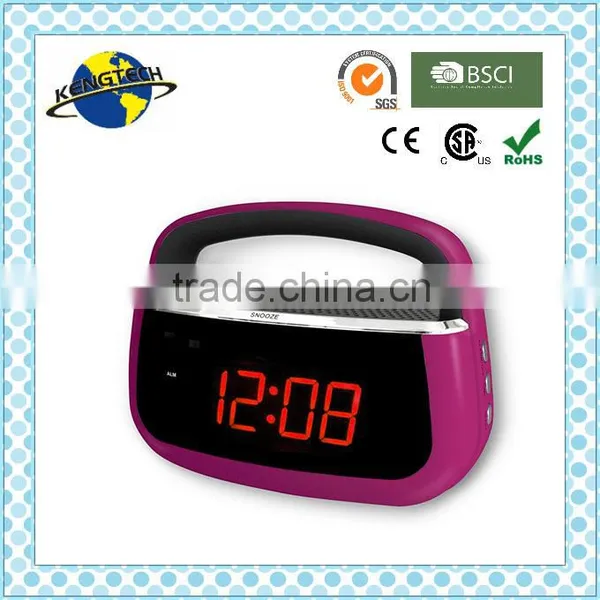 Top Quality LED Aux in Jack Portable Clock Radio photo-4