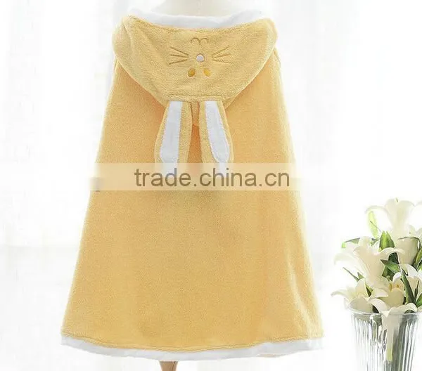 New Style 100% Cotton Hot Sale Cheap Baby Hooded Bath Towel Bathrobe for Children photo-3