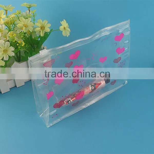 Degradable Material Makeup Bag Clear PVC Bags With Zipper photo-5