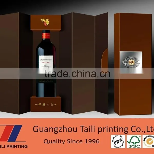 Hot Sell Luxury Corrugated Cardboard Wine Box photo-3