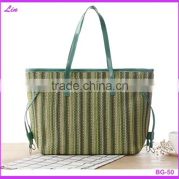 PP Straw Ladies Fashion Summer Natural Straw Bag