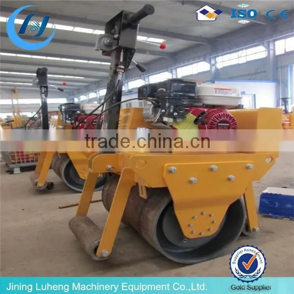 High Quality gasoline double drum 3 ton vibratory road roller for sale