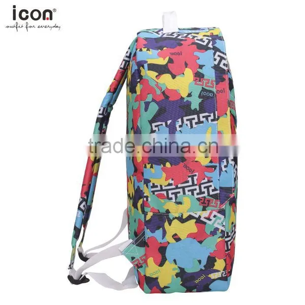 Heat Transfer Printing 600D Polyester Backpack photo-3