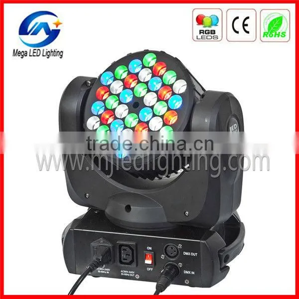 DMX512 36x3w RGBW LED Moving Head Mini Beam Projector