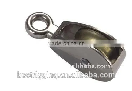 Marine Stainless Steel Single Pulleys Swivel Eye Block/ Schwenkauge Block photo-2