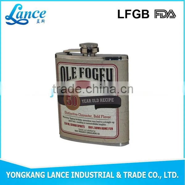 Factory Wholesale 5oz Christmas Stainless Steel Hip Flask photo-5