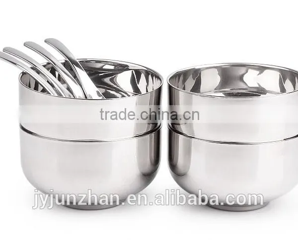 Stainless Steel Salad Bowl With Nice Design and High Quality Made by Junzhan Factory Directly photo-2