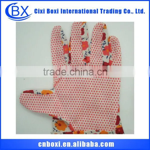 2014 Brand New High Quality Skid Resistance Canvas Working Glove,safe Work Gloves