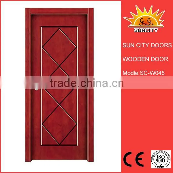 SC-W045 Italy Style Wooden Door With Modern Design