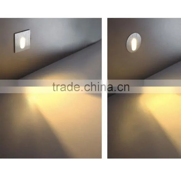 Parm White 3W Round Recessed Led Wall Lights IP65 Step Light photo-5