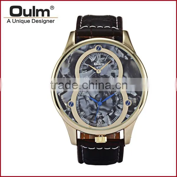 2015 Oulm New Product, Fashion Jewelry Watch, Vintage Dial Watch Express in