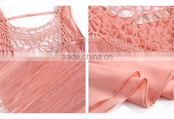 Europe Style Lady Sleeveless Spandex Crop Top photo-6