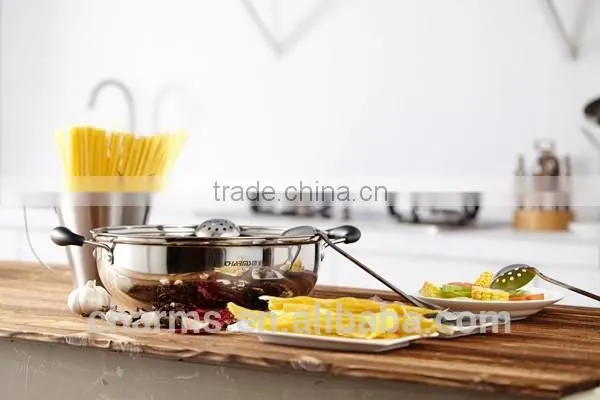 Straight Shape Double Function Chafing Dish With Bakelite Handle photo-3