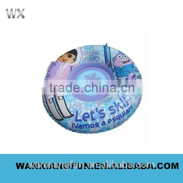 Customized Cheap Inflatable Snow Ski Tube PVC Floating Snoe Tube Ring photo-4