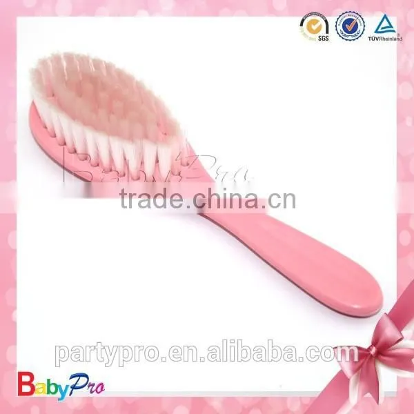 Hot Sale Pink And White Baby Comb And Brush Set photo-6