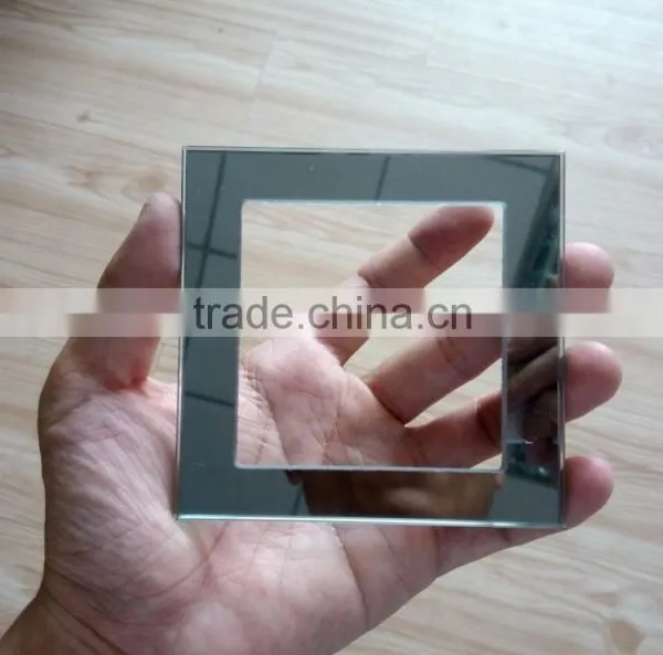 Wall Switch Glass Panel, Light Switch Glass Plates, Curving Electrical Touch Switch Glass photo-3