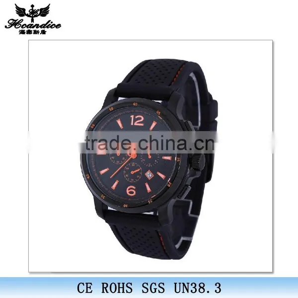 YY-008 Western Custom Logo Big Watch Face Silicone Watch Design Your Own photo-2