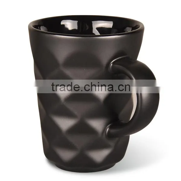 Everich 300ml Porcelain Cups & Ceramic Coffee Mug With Diamond Surface photo-3