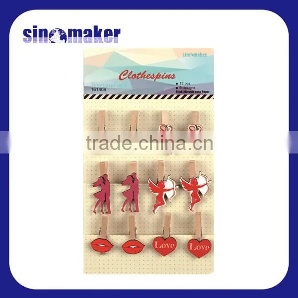 Fashion Mini Wooden Craft Pegs/wooden Clothpin photo-6