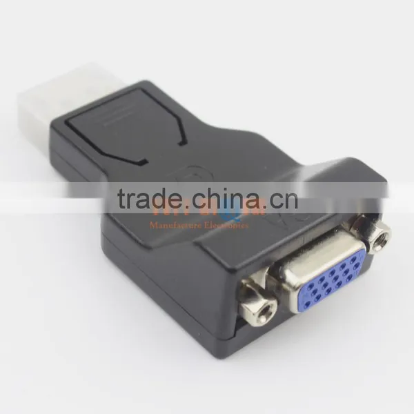 PC DisplayPort HDMI 1.4 Displayport DP Male To VGA Female Converter Adapter Connector Input Output photo-4