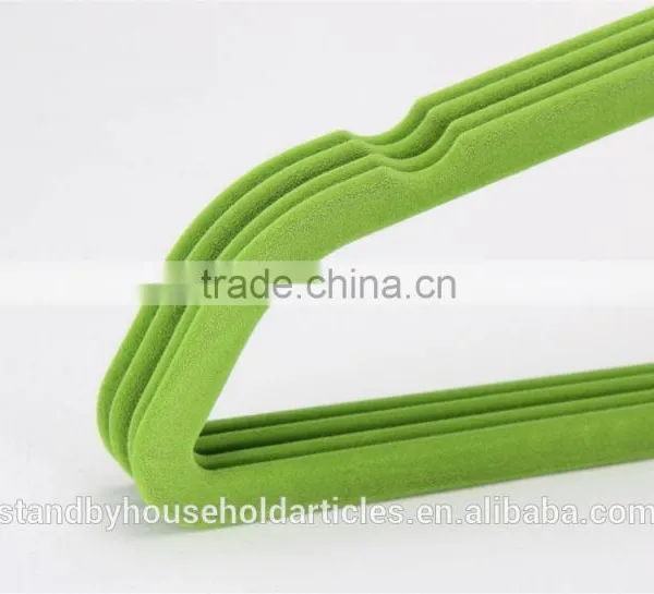 HM-003 70g Velvet Non Slip Suit Hanger With a Notch For Clothes Indoors Use 10pk Color Sleeve Quality Choice photo-5