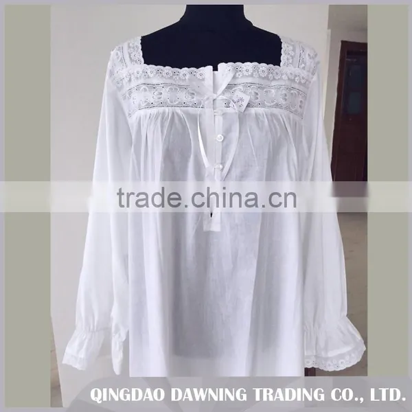 High Quality AAA Grade Embroidered Dressing Nightgown Nightdress photo-3
