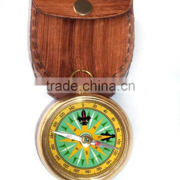 Antique Brass Compass- Maritime Gift Compass-Pocket Compass 13494 photo-4