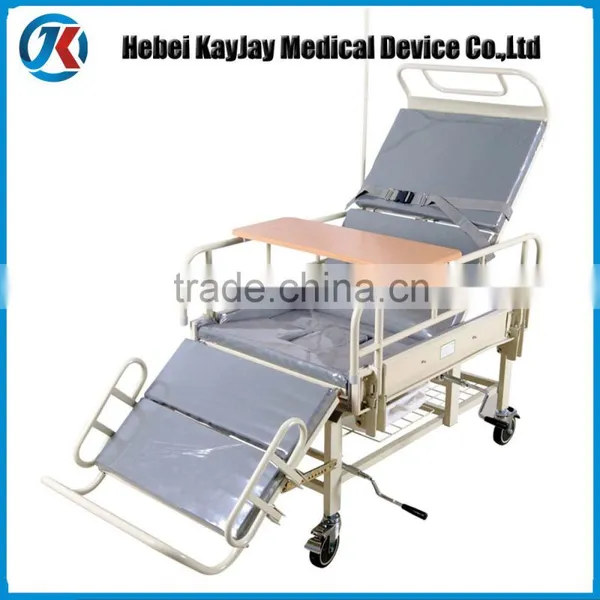 Mute Manual Hospital Bed Nimble Multifunctional Nursing Bed photo-4