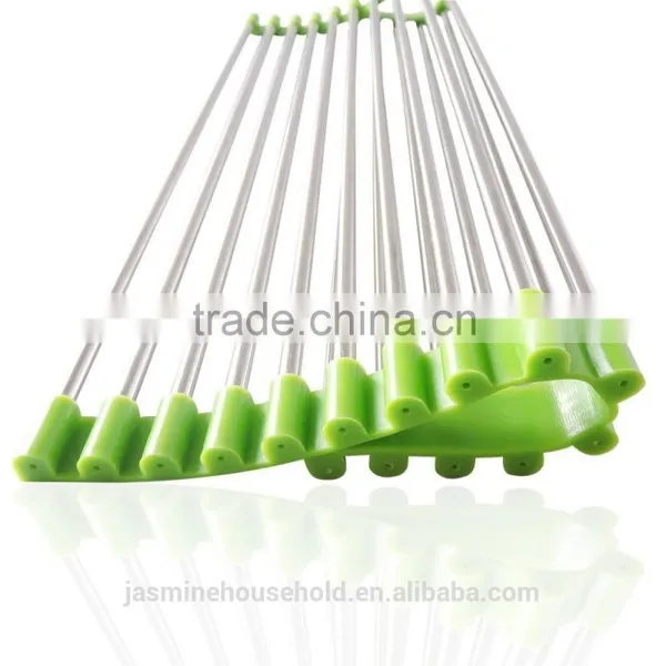 New Products Stainless Steel Folding Drain Rack -Dish Drying Rack Tray photo-2