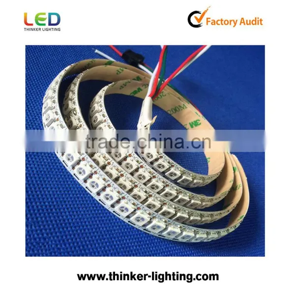 IC memory card led digital Advertising lighting 360LED WS2812B flexible strip with 5v CE&Rohs