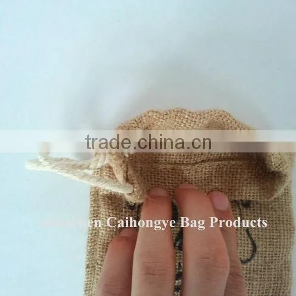 Jute Burlap Drawstring Bags photo-4