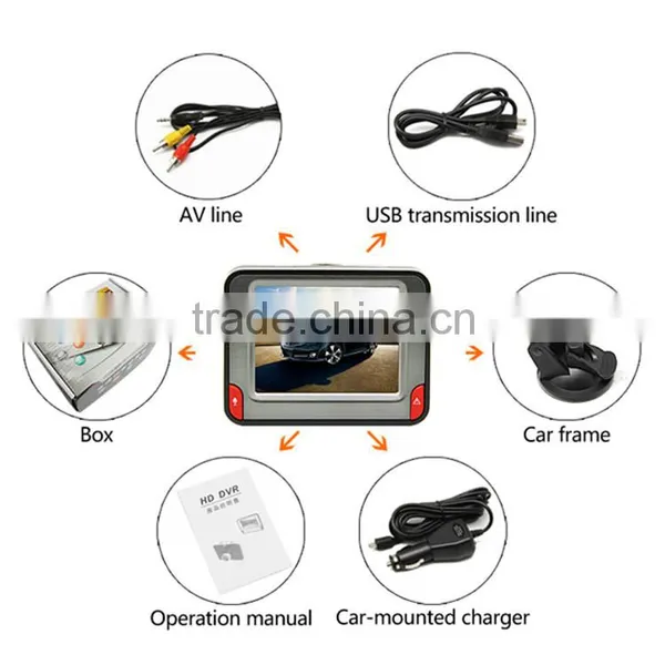1080P 140-degree Motion Detection Night Vision Novatek 96220 Chipset Car DVR Black Box photo-6