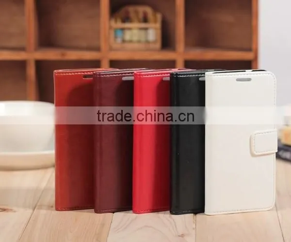 High Quality PU Card Slot Leather Case For HTC One M7 photo-2
