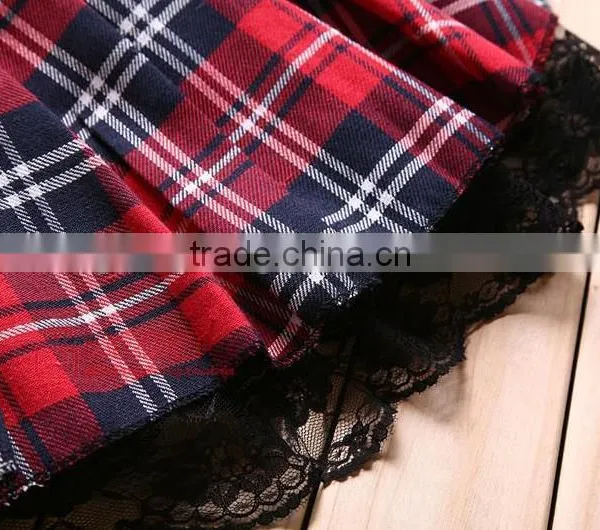 2015 New Fashion School Girl Sex Blouse Skirt Dress photo-6