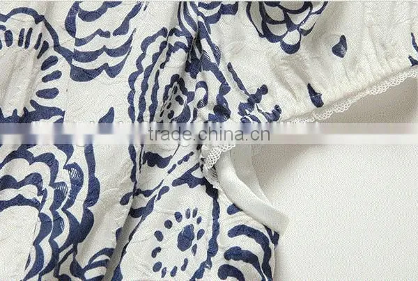 2016 Fancy Printed Chiffon Skirt for Girls photo-6