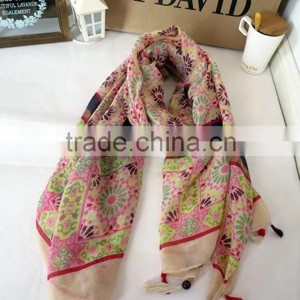Promotion & Premium Gift Silk Scarf in Printing Design photo-2