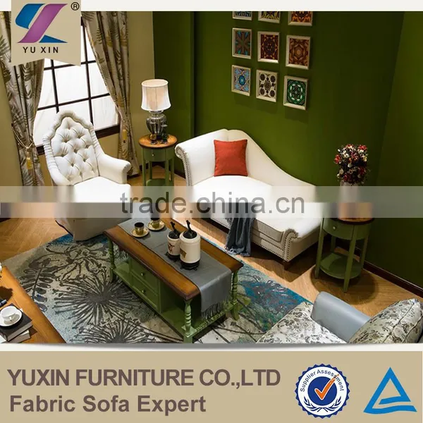 High Grade Copper Nail Chaise Lounge With Wood Legs Quality Choice Most Popular photo-5