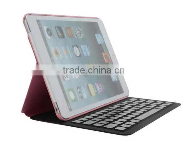 Ultra-thin Bluetooth Keyboard With Leather Cover Case for IPad Mini photo-2