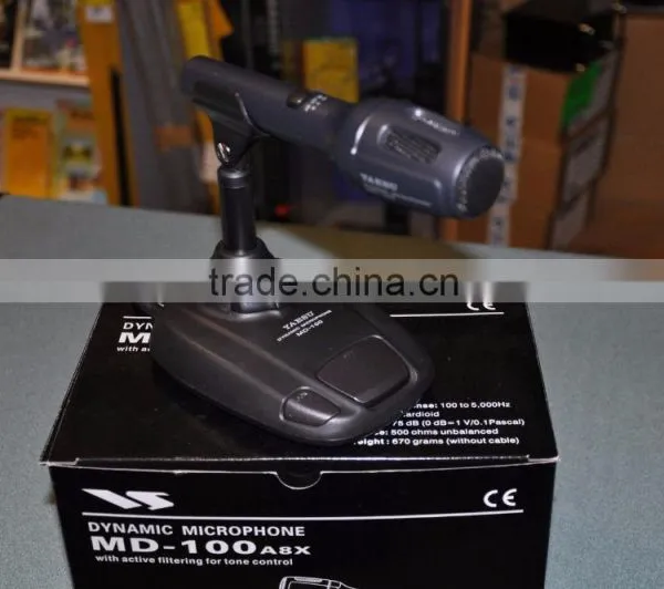 Yaesu MD-100A8X ,Desk Mic for FT-450 FD-857 FD-897 FT-950 FT-990 FT-1000 FT-2000