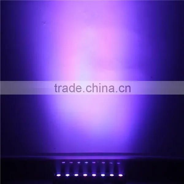 Wireless 8*tri-3w Battery Powered Rgb Dmx Led Wall Washer photo-3