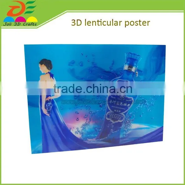 China Wholesale 3d Lenticular Advertising Poster