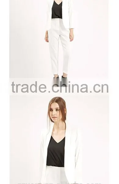 Korean Latest Clothes Blazer Jacket for Women Suit With Blazer Fabric photo-2